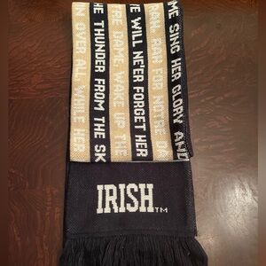 Adidas NCAA Notre Dame Fighting Irish Fight Song Fringe Scarf